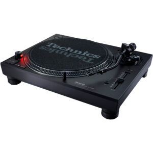 Technics SL-1210MK7 gramofon s přímým pohonem pro DJs (bezjádrový motor s přímým pohonem se stabilní rychlostí, zásuvky Power/Phono)