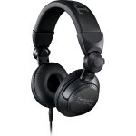 Technics EAH-DJ1200 professional Kabelová DJ sluchátka (40mm měnič, 270° pohyblivý mechanismus čelenky, odnímatelný kabel), černá