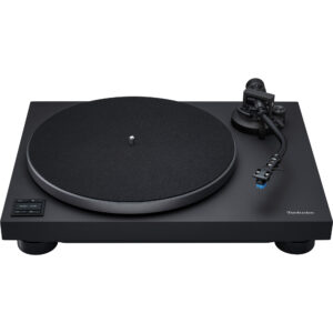 Technics SL-40CBT gramofon s přímým pohonem (Bluetooth, bezjádrový motor, kompaktní konstrukce, raménko ve tvaru S), černý