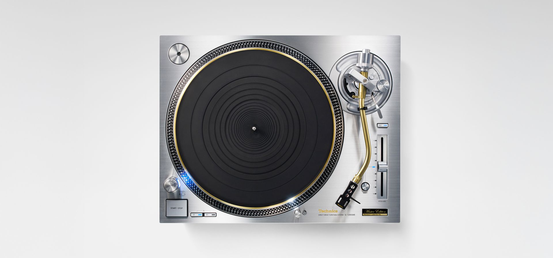 Technics SL-1200GMEES Technics SL-1200GME gramofon s přímým pohonem (antivibrační konstrukce, vysoká citlivost počátečního pohybu, stabilní otáčky), stříbrný 2 Technics SL-1200GMEES ast 3006743 13